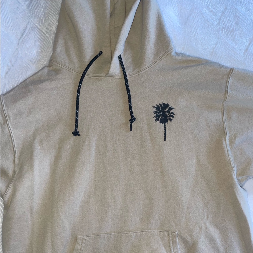 Men’s Beige Hoodie Graphic